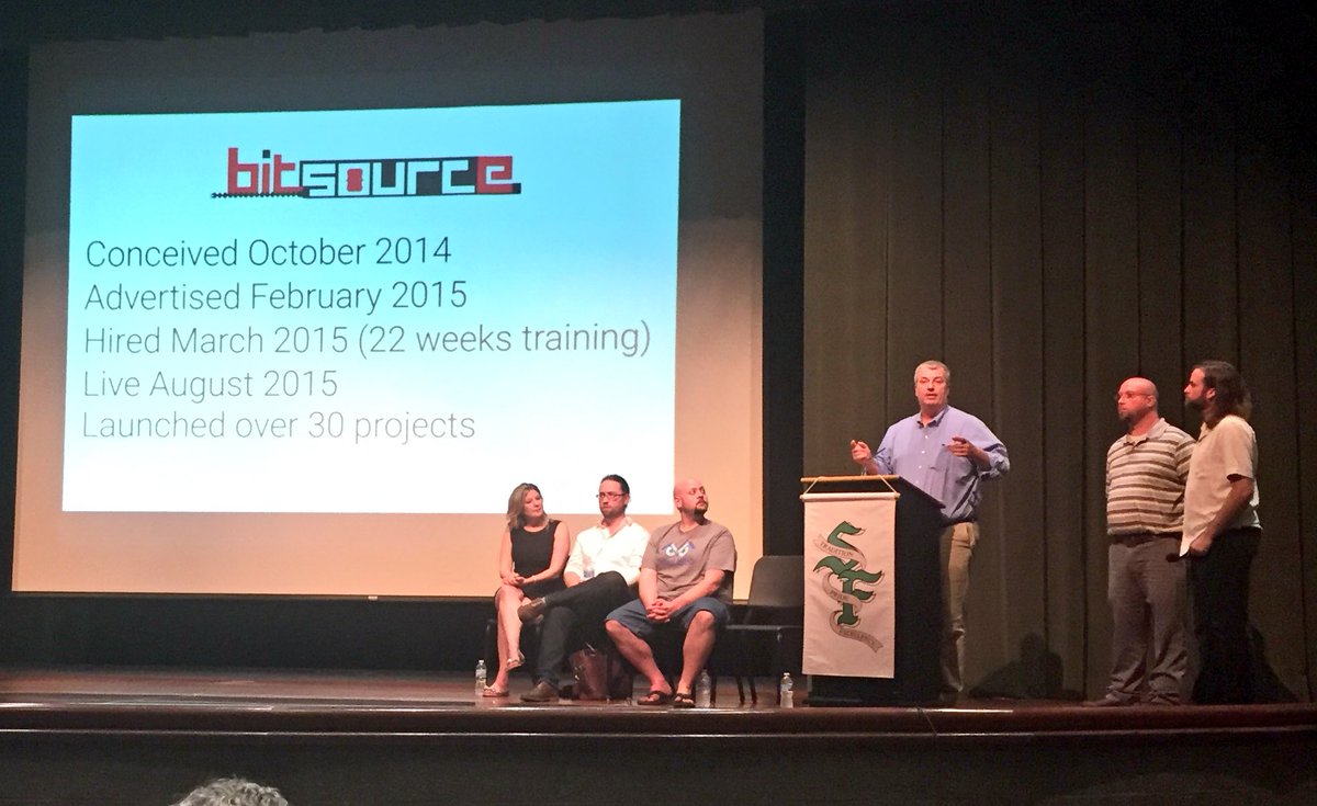 JustinAglio's tweet image. &quot;High tech work can be done be coal miners.&quot; @bitsourceky #Coal2Code #RemakeLearning