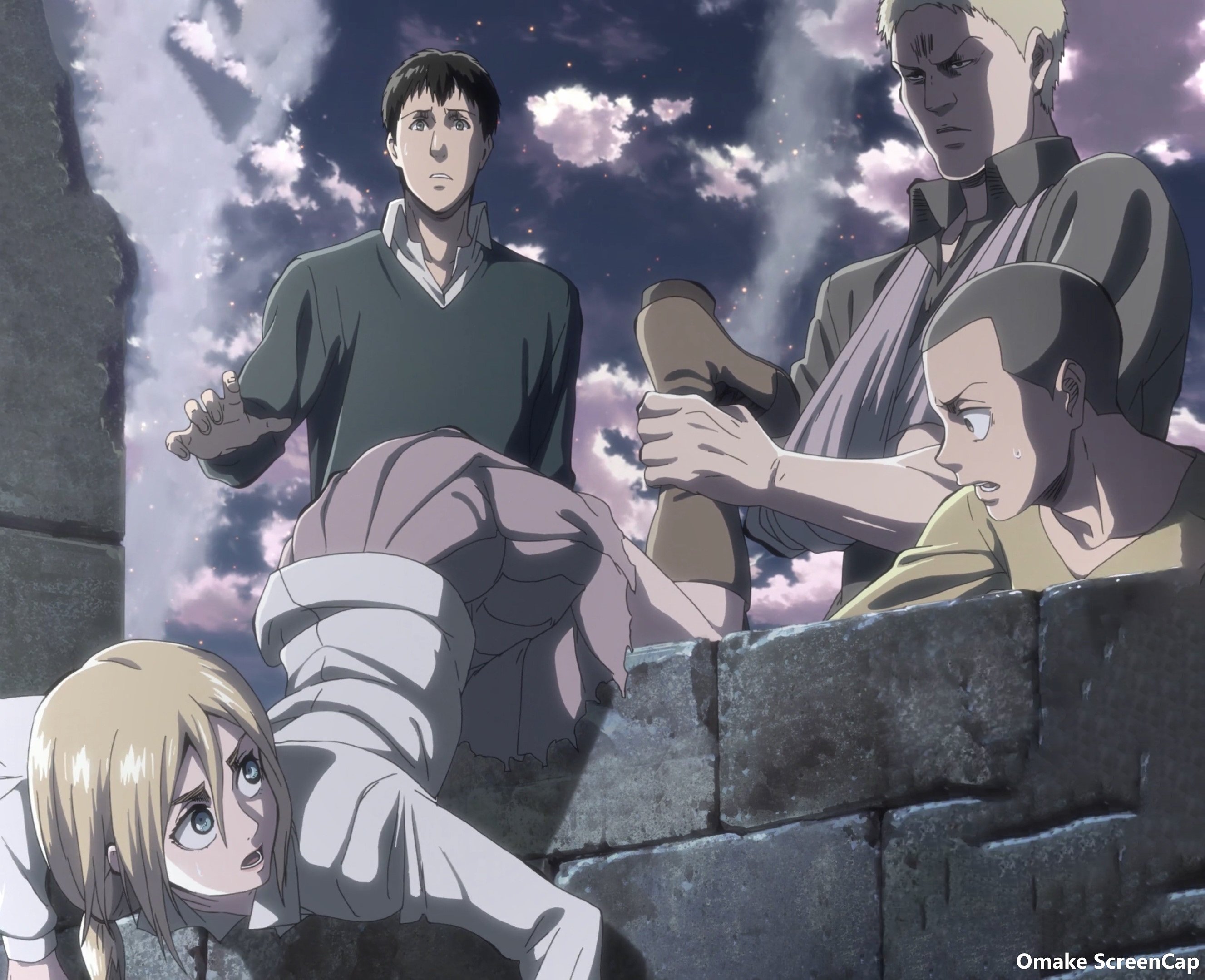 Joe Morris on X: "#Shingeki 30 - Reiner Catches Christa #AttackonTitan  https://t.co/zulHkI8eBl https://t.co/3cPa3FV3rI" / X