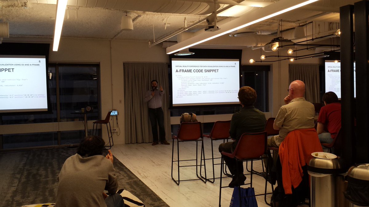 PyData Chicago (@pydatachi) on Twitter photo "Showing data in 3D and in virtual reality would be more intuitive." Scott Little <a href="/PyDataChi/">PyData Chicago</a> <a href="/CivisAnalytics/">Civis Analytics</a> "Showing data in 3D and in virtual reality would be more intuitive." Scott Little <a href="/PyDataChi/">PyData Chicago</a> <a href="/CivisAnalytics/">Civis Analytics</a>