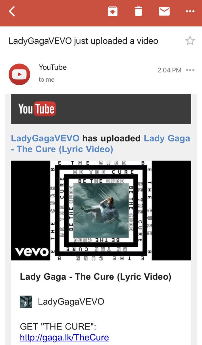 MarryTheNight91's tweet photo. My heart stopped for a second when I got this email. How you going to play us like that girl @ladygaga ๐๐#WeWantTheVideo https://t.co/GX1u4OEJdI