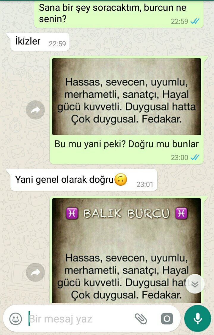 Burçlar ve Yalan Burçlar ve Yalan