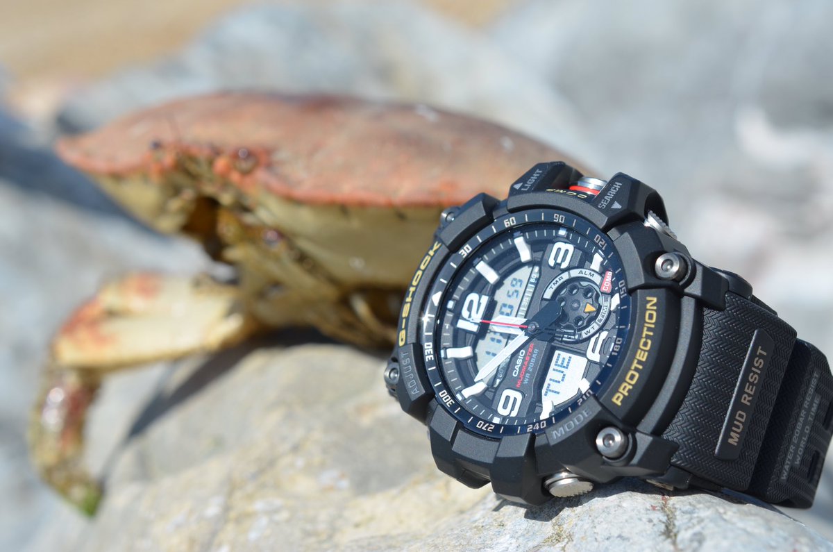 BeeLucky8's tweet photo. rt @RJMJewellers Holy Crab it's Friday #Gshock @GShockUK #rjmorris #haylingisland #haylingbeach #crab #fridayfeeling https://t.co/fljuyN8X5I