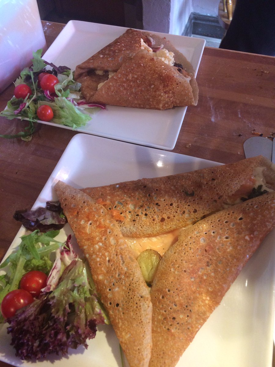 Busy labour day in <a href="/Mojos_creperie/">Mojos creperie</a> celebrating return of sunshine on #Anglesey