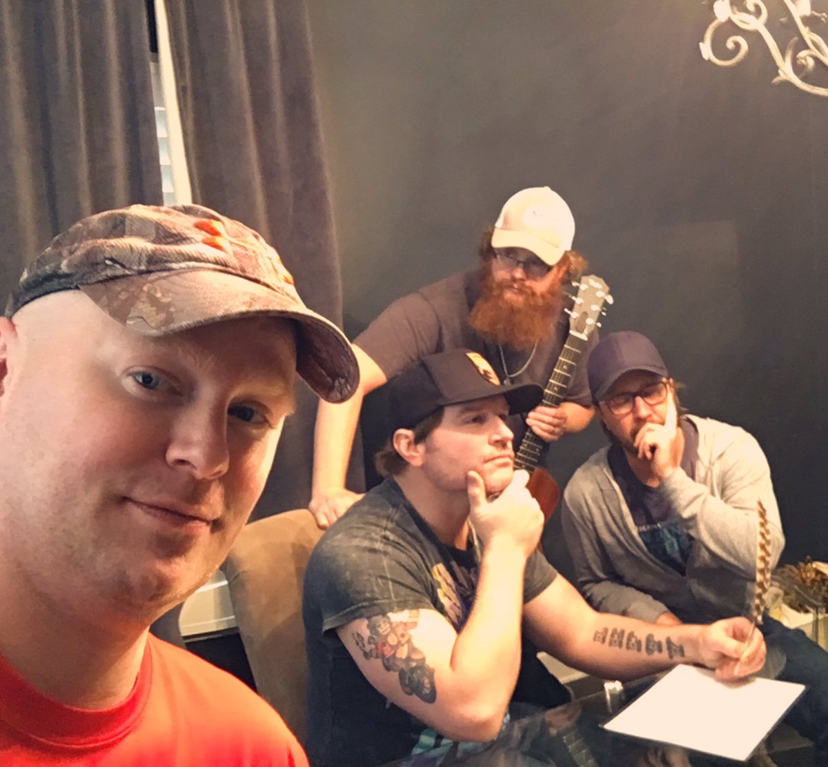 We still write songs in long form. Haven't gotten too far... <a href="/adamnwood/">Adam Wood</a> , J.R. McCoy &amp; Lance Miller.