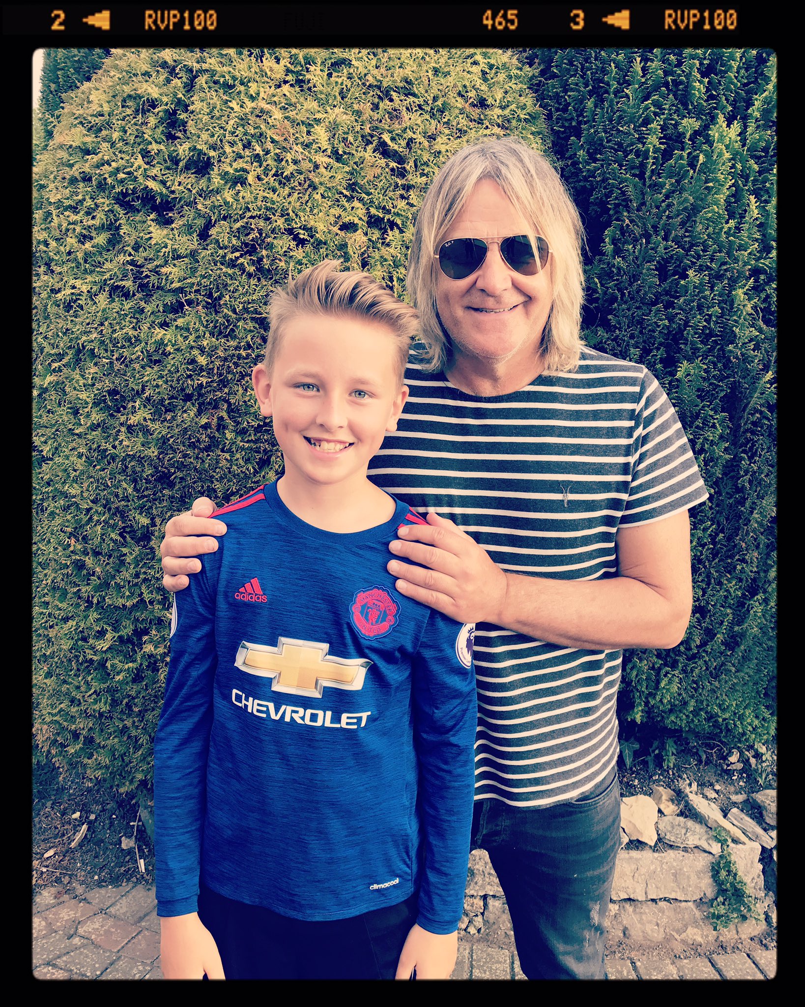 on Twitter "Me and my teenage son! Happy 13th Birthday