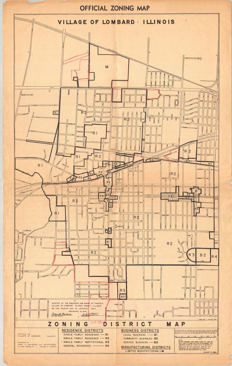 Lombard Il Zoning Map Village Of Lombard On Twitter: "Happy #Mappingmonday Lombard! Check Out  This Old Zoning Map From 1960 & See Our New District Maps At  Https://T.co/75Iiz7Ebjx! Https://T.co/Qs11Ymdzav" / Twitter