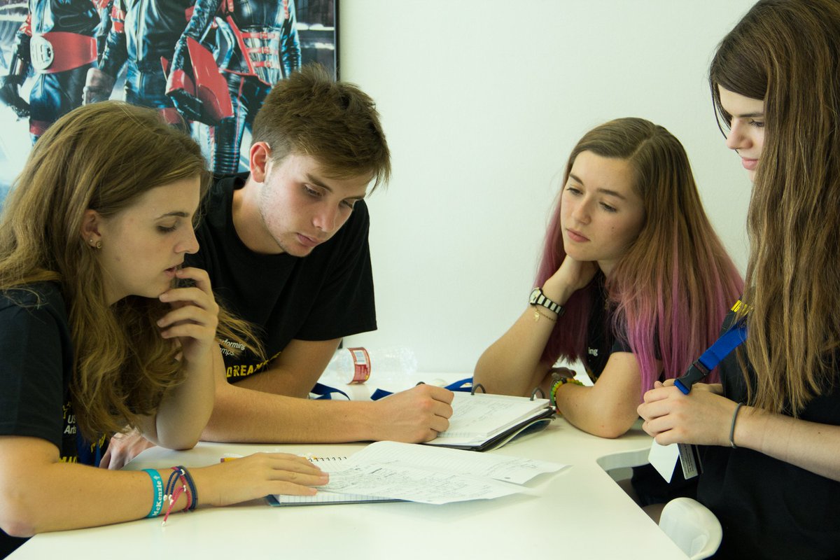 StudioInstitute's tweet image. Teamwork makes the dream work. Come join fellow enthusiastic people at our summer workshops relativityworkshops.org/programs/teens… #relworkshops