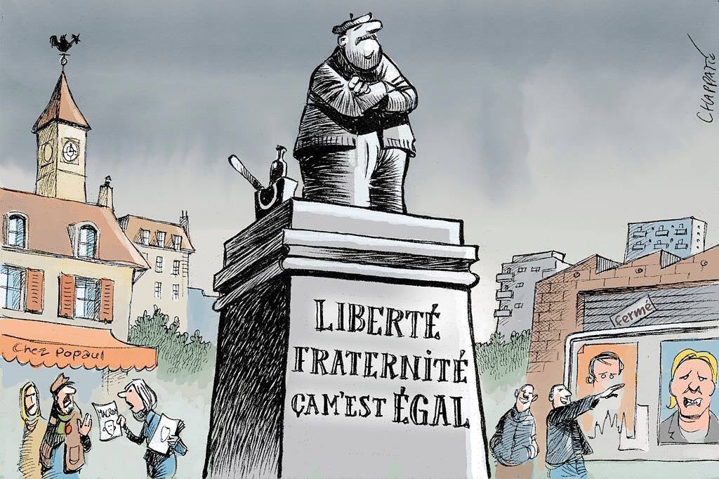 DariusRochebin's tweet photo. Le danger de l'abstention, excellent Chappatte. https://t.co/9HwQJLhpXF