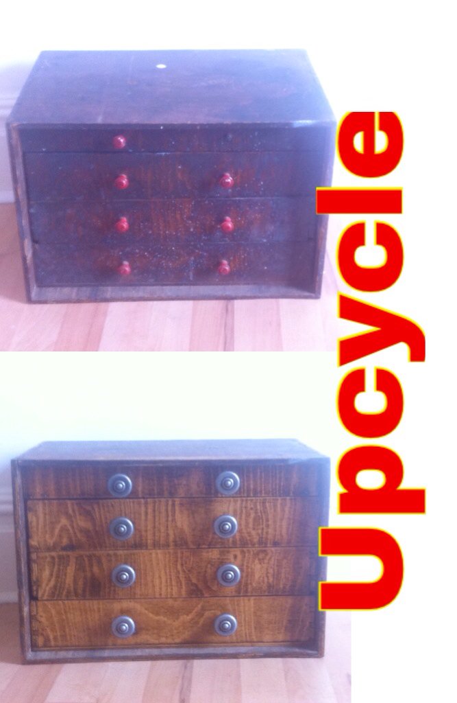 1920s vintage tool draw I've done Hope you like it #UpcycledHour @Jay_n_Co <a href="/SMvintage/">Sarah Moore</a>