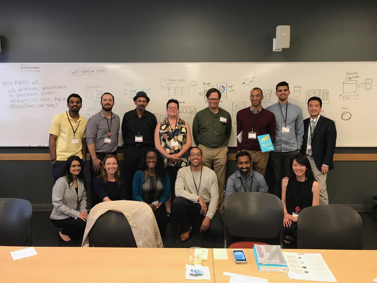 Success! 1st sprint is done! What an amazing group to work and collaborate with! Check back tomorrow at 4:45 for the results! #HTFIC2017