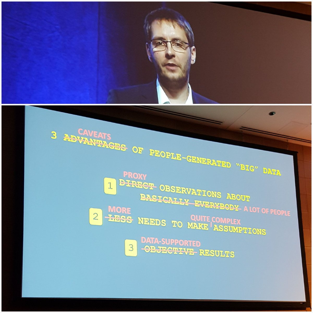 #WCQI2017 <a href="/ASQ/">ASQ</a> Day 1
<a href="/_wernicke/">Sebastian Wernicke</a> DataScientist. PM keynote 
"There is such a thing as algorithmic bias!"

- good to know &amp; remember!!!  :)