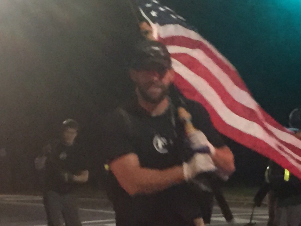 Glorious GoRuck moment from  4/21/17 Strong work men! Free workout to any pax who can identify this guy!