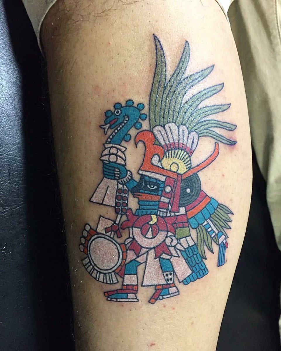 Hecho en. #huitzilopochtli. pic.twitter.com/7B2VhR62ga. #tattoo. 