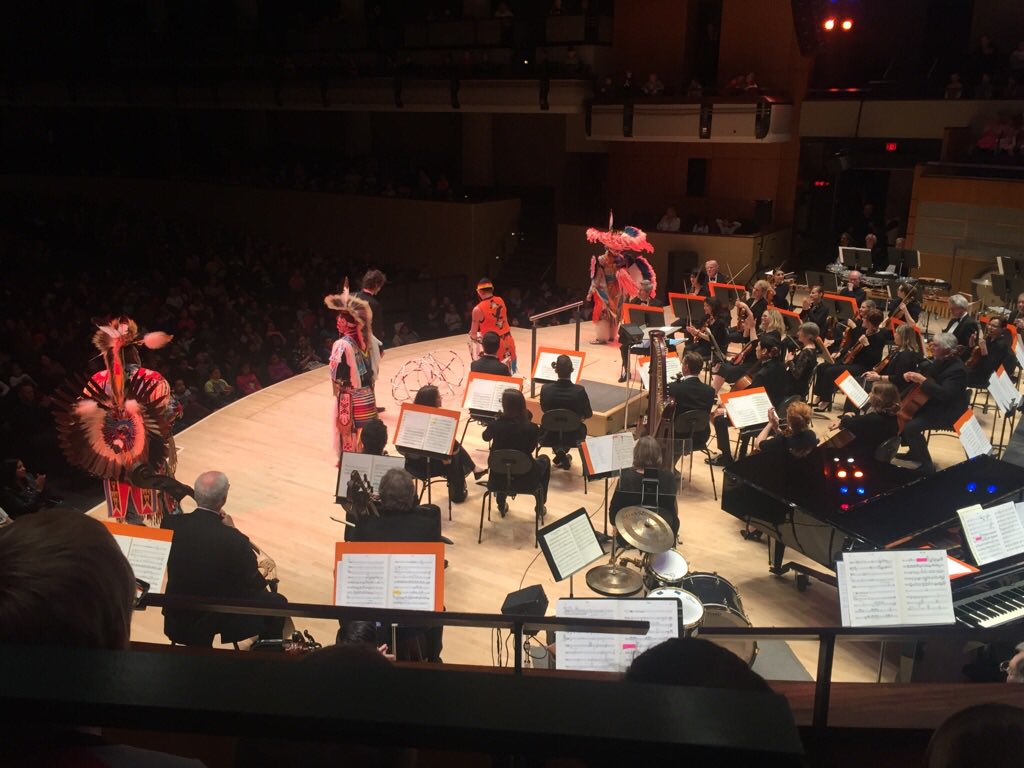 Grades 4-6 attend the Edmonton Symphony Orchestra concert celebrating Canada's 150th. <a href="/WCPS72/">Wolf Creek Schools</a> #Canada150