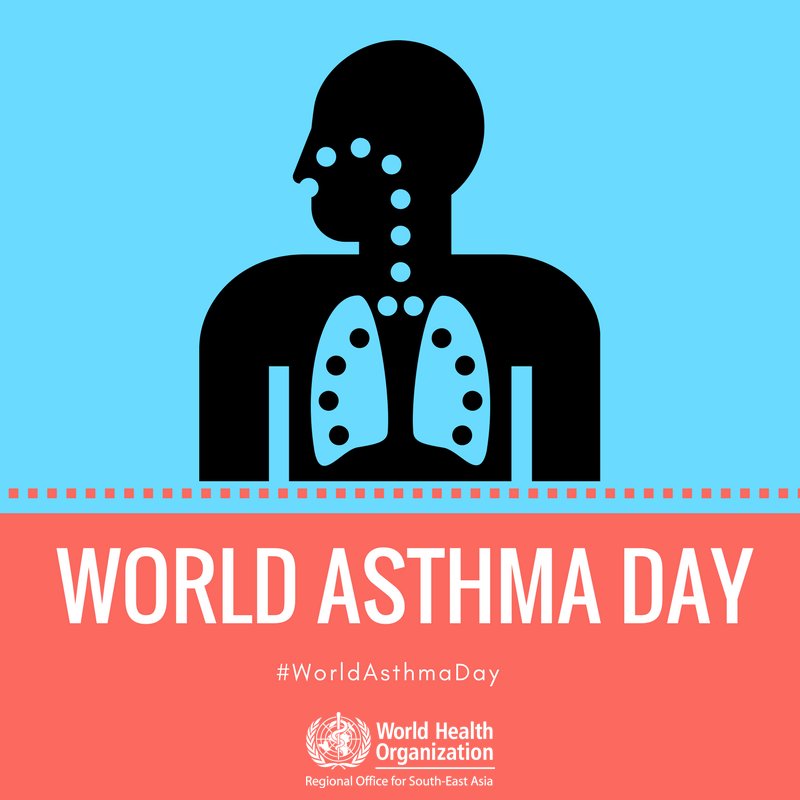 WHOSEARO's tweet image. It's #WorldAsthmaDay❕
Asthma is a chronic disease characterized by recurrent attacks of breathlessness &amp;amp; wheezing.
#Asthma can be fatal❕