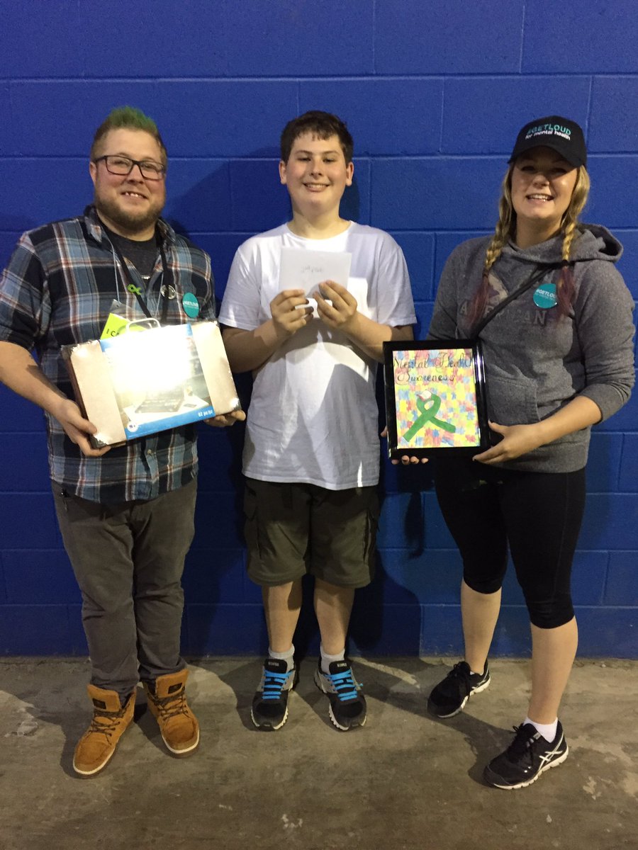 BrantMHAW's tweet image. Way to go Chaze! Chaze is the 2ND PLACE prize winner for our #postercontest for #mentalhealthweek! #GETLOUD for Mental Health!