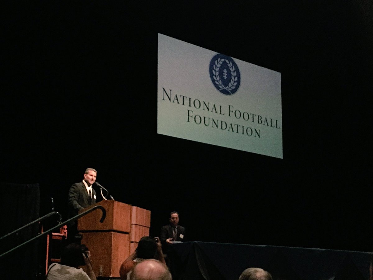 Our own <a href="/TexasFootball/">Texas Football</a> letterman, Dusty Renfro being honored tonight during <a href="/NFFAustin/">NFFAustin</a> annual banquet as Young American Award recipient.