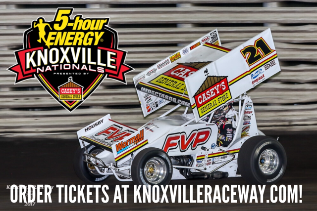 Countdown: 21 days until the 57th annual <a href="/5hourenergy/">5-hour ENERGY®</a> Knoxville Nationals presented by <a href="/caseysgenstore/">Casey's</a>!