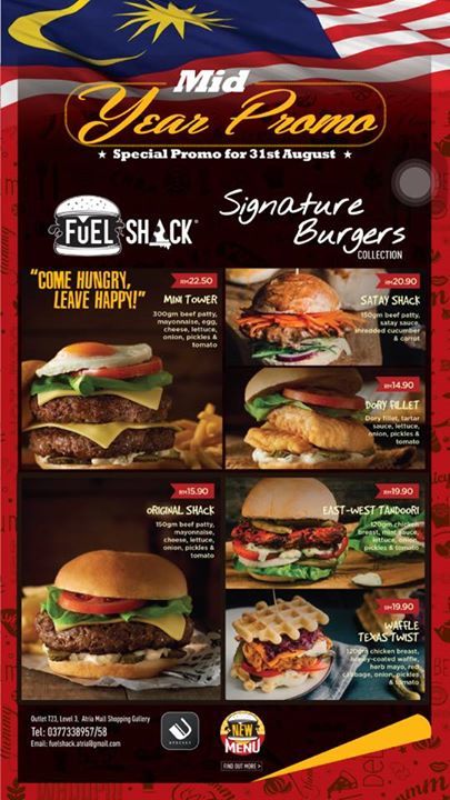Fuel 2024 shack menu