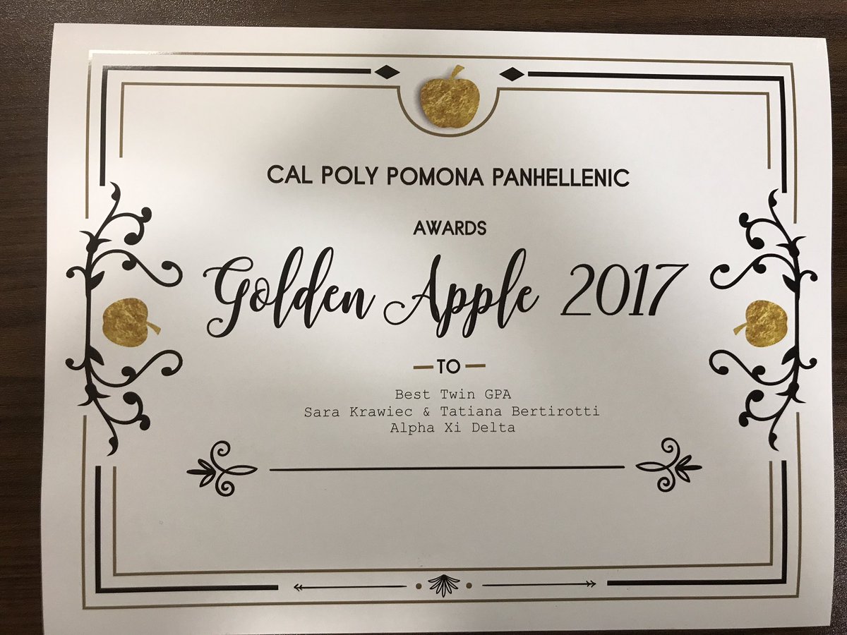 CPPcheer's tweet image. Congrats to two of our CPP Cheerleaders for being recognized by Panhellenic Council for for having the best twin GPA! So proud of you guys!