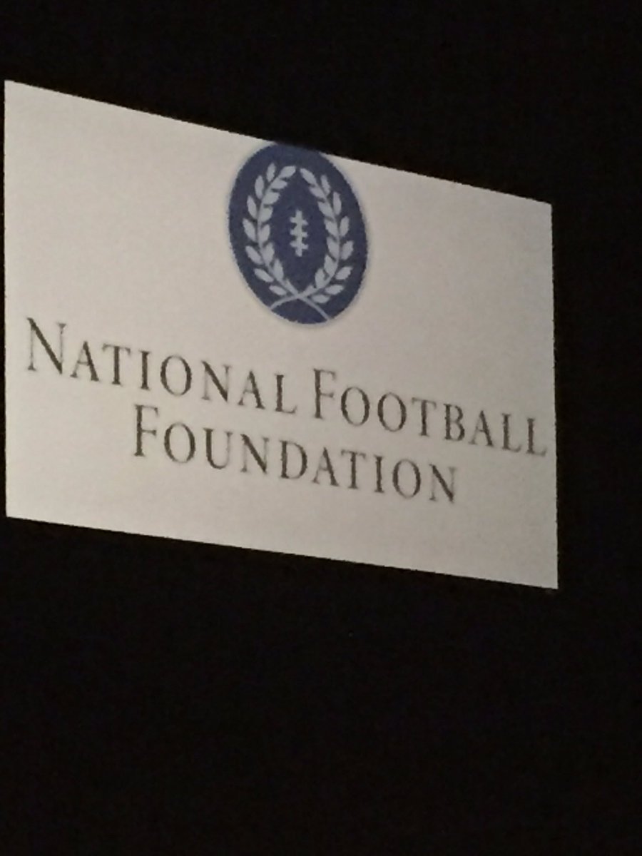 National Football Foundation Awards Dinner. Thanks <a href="/NFFAustin/">NFFAustin</a> for a great event. Thanks <a href="/HatCreekBurgers/">Hat Creek Burger Co.</a> for your sponsorship! #Rebelstrue