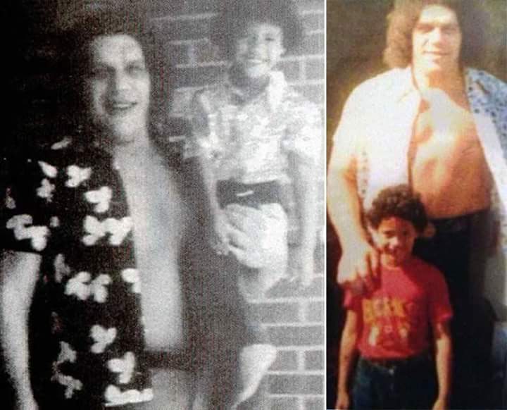 Happy 45th Birthday to Pictured here with the late great Andre The Giant   