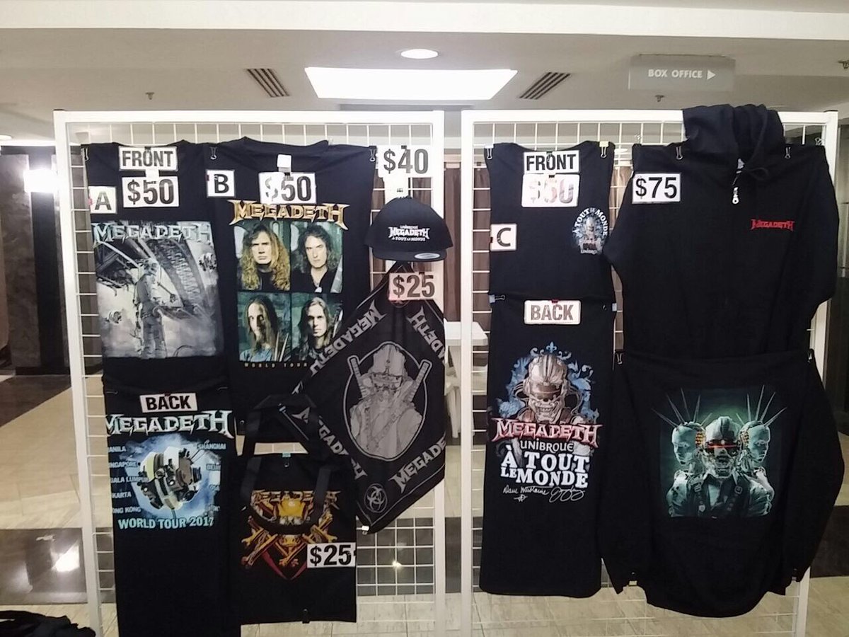 megadeth merch