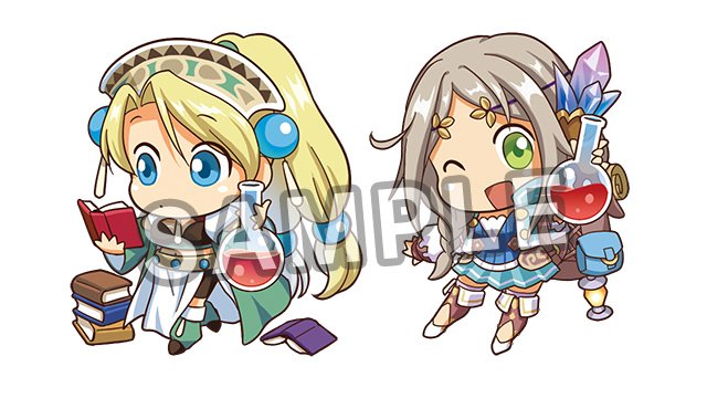 アトリエ」20周年プレミアムメタルチャームセットのデザインを一部大