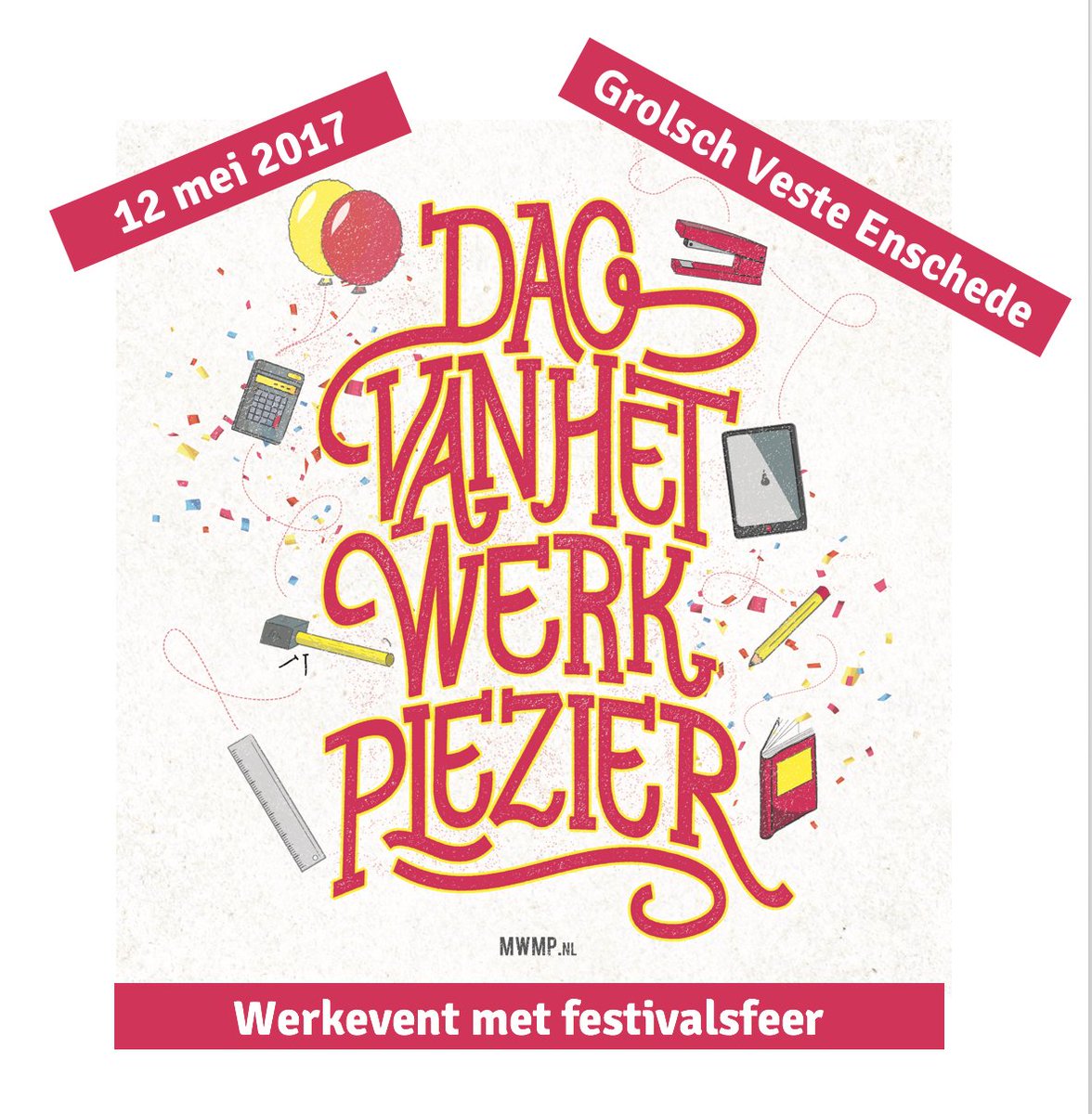 Met korting naar de Dag van het Werkplezier op vrijdag 12 mei in de Grolsch Veste in Enschede? #DvhW Meer info: bit.ly/2qo0pSi