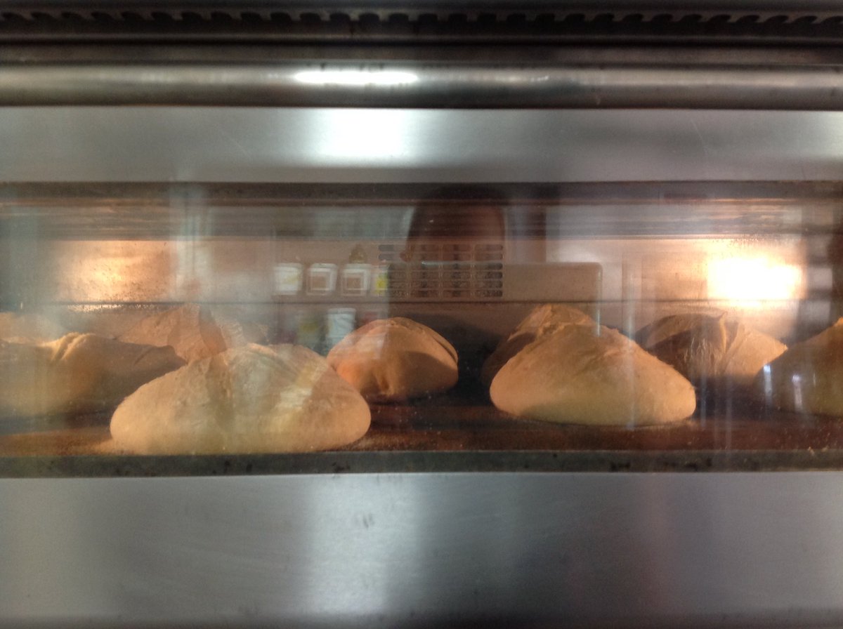 The first bake in the new bakery has been a success #RealBread #sourdough