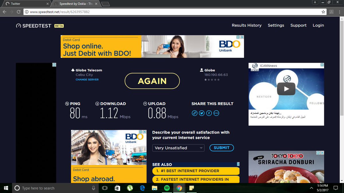 renze16's tweet image. 10mbps binabayaran pero ito lng speed test result ko hai @enjoyGLOBE #globeinternet #globe