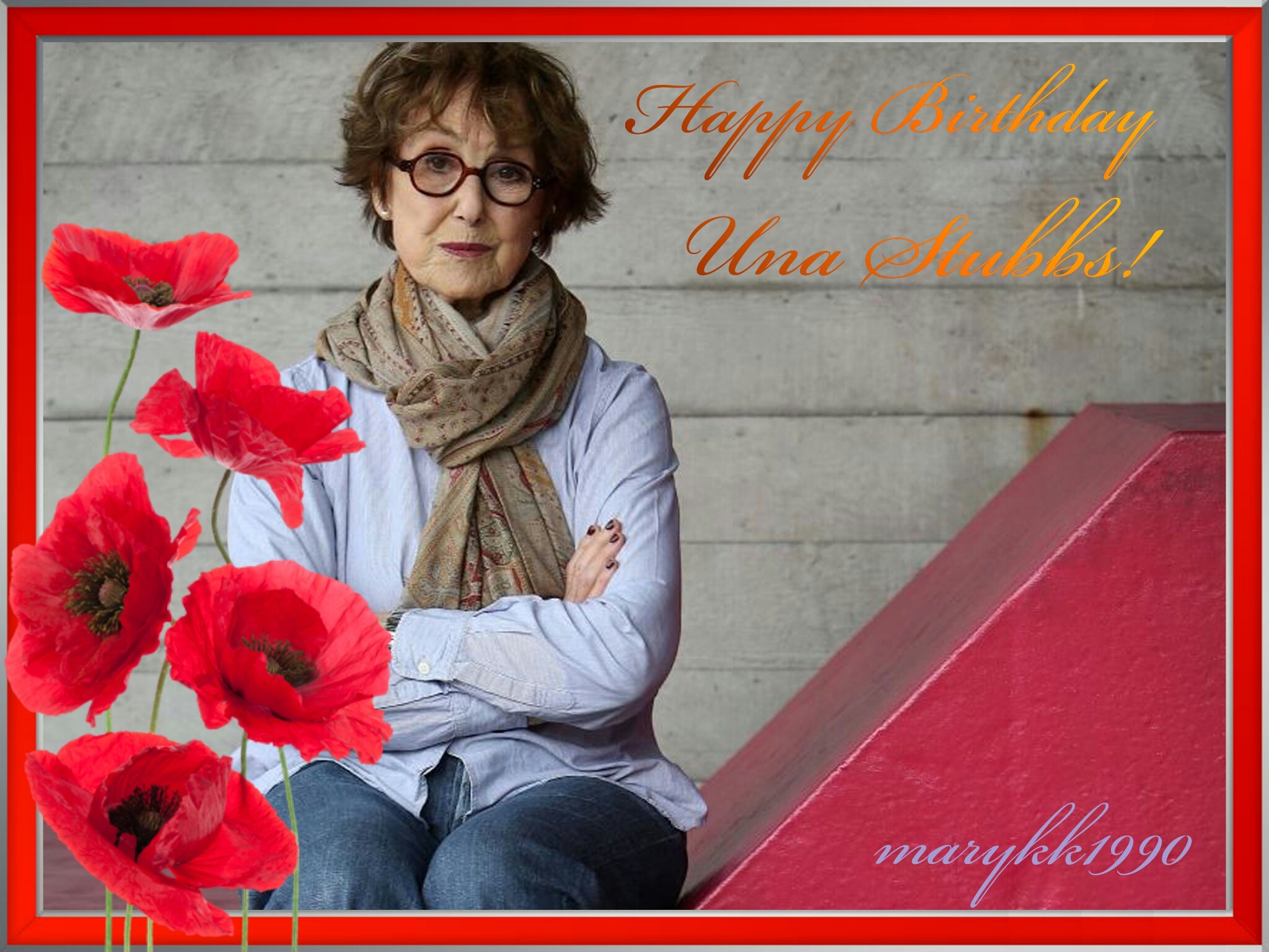 To our amazing and wonderful Mrs. Hudson,  Una Stubbs! Happy Birthday! I hope it was perfect!   