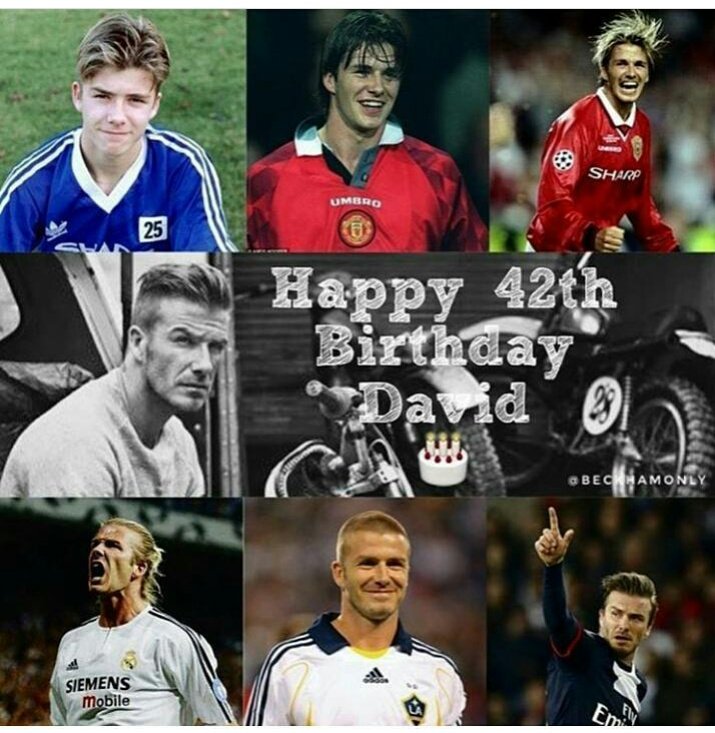 Happy Birthday Real Madrid Legend David Beckham.
Wish All the best!!!   