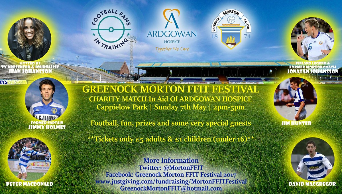 A chance to see some real football between the last game of season and play offs..... ⚽ all proceeds go direct to <a href="/ArdgowanHospice/">Ardgowan Hospice</a>