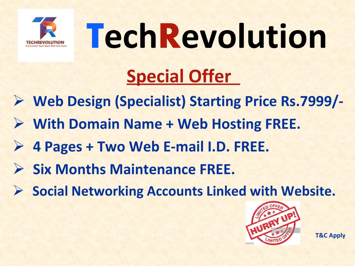 techrevolution5's tweet image. Best Offer !!
Limited Offer
Hurry Up !!
