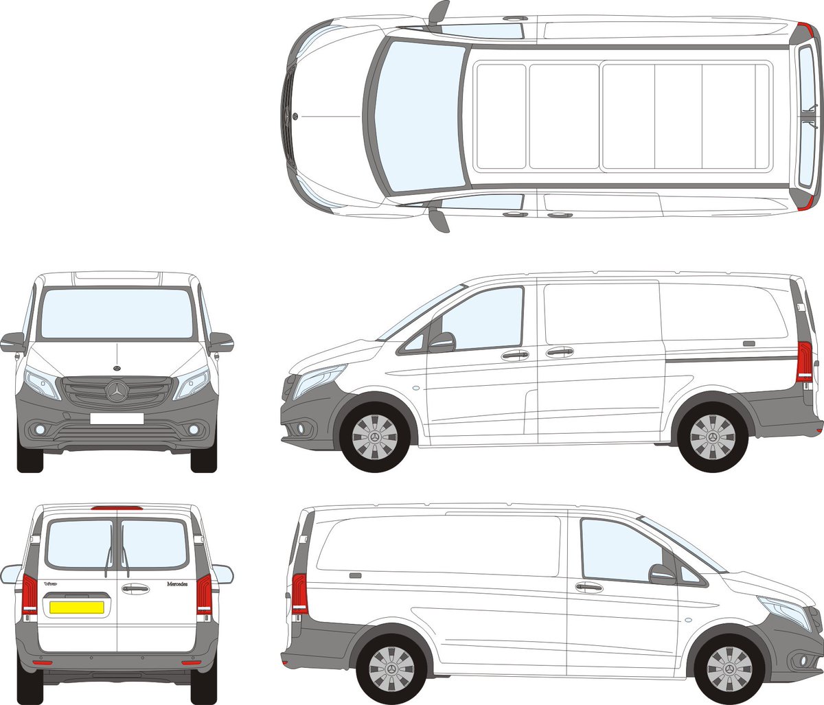 Mercedes Vito габариты