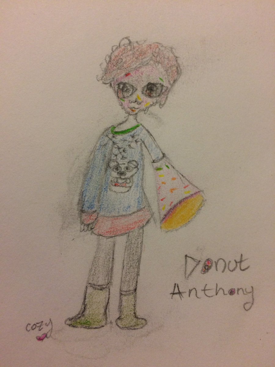 Alrightr5's tweet photo. Donut Anthony is my son, I love him so much, I want to keep him but know he's in good hands. Be kind to him  💖🍩 @anthonypadilla https://t.co/KDwdplRbq7