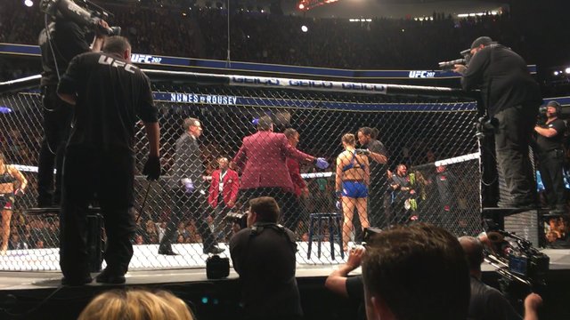 ArashMarkazi's tweet photo. Amanda Nunes: "I knew I was going to kick the s---t out of Ronda Rousey. Forget about Ronda Rousey." https://t.co/l3ovzre9DC