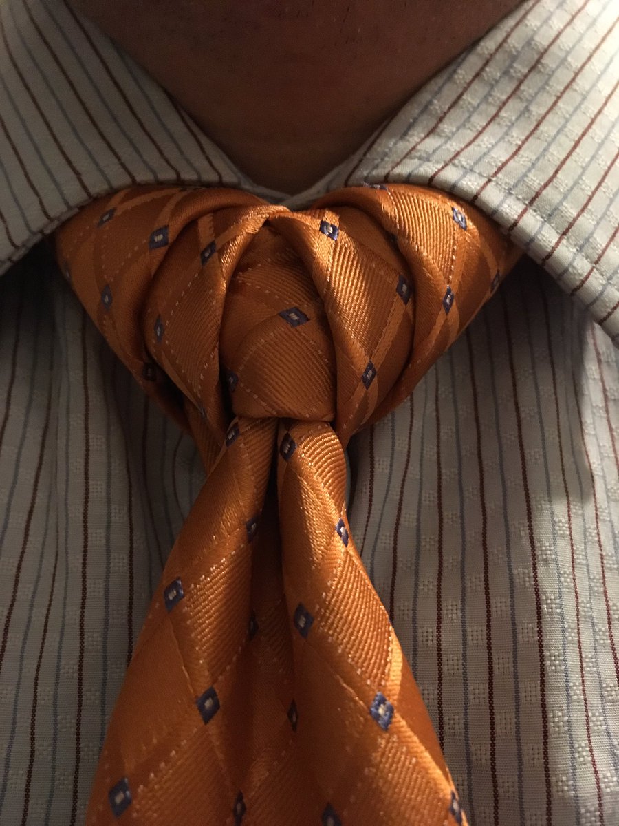 Working on new tie knots I like this one the best