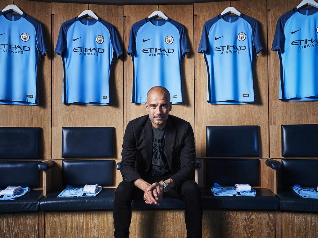 ExpressFutbolCL's tweet photo. PEP GUARDIOLA remece el mercado y es prestando como nuevo DT del #MCFC. Un genio en Manchester
#Postales2016 https://t.co/zdzny9FEkA
