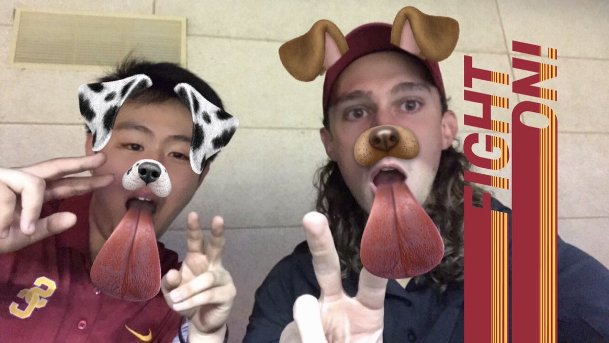 Fight on! Beat the Buffs! #uscselfie ✌️