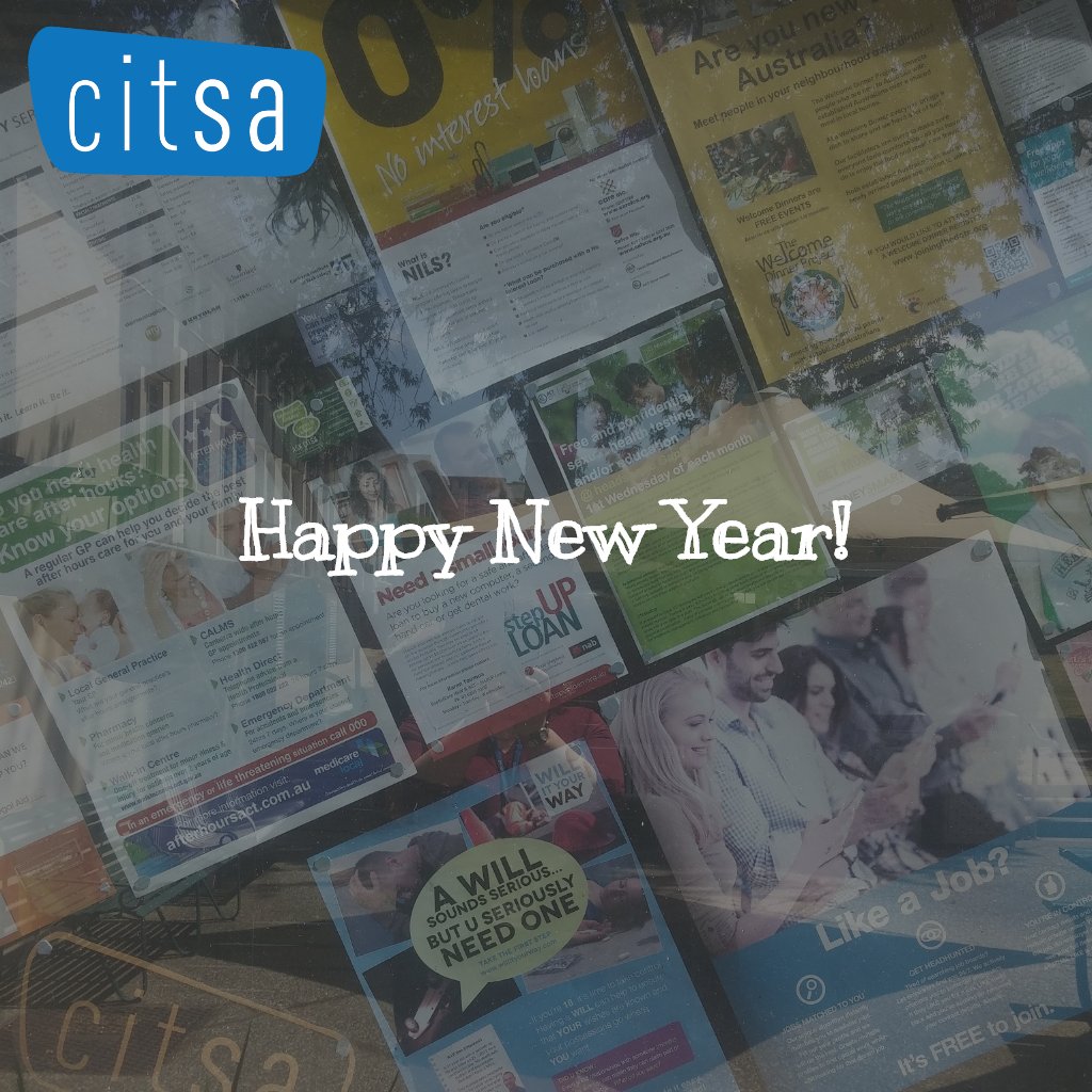 CITSA wishes everyone a Happy New Year! We'll be back in the offices at CIT Reid from January 3rd! #newyear #2017 #citsa4u