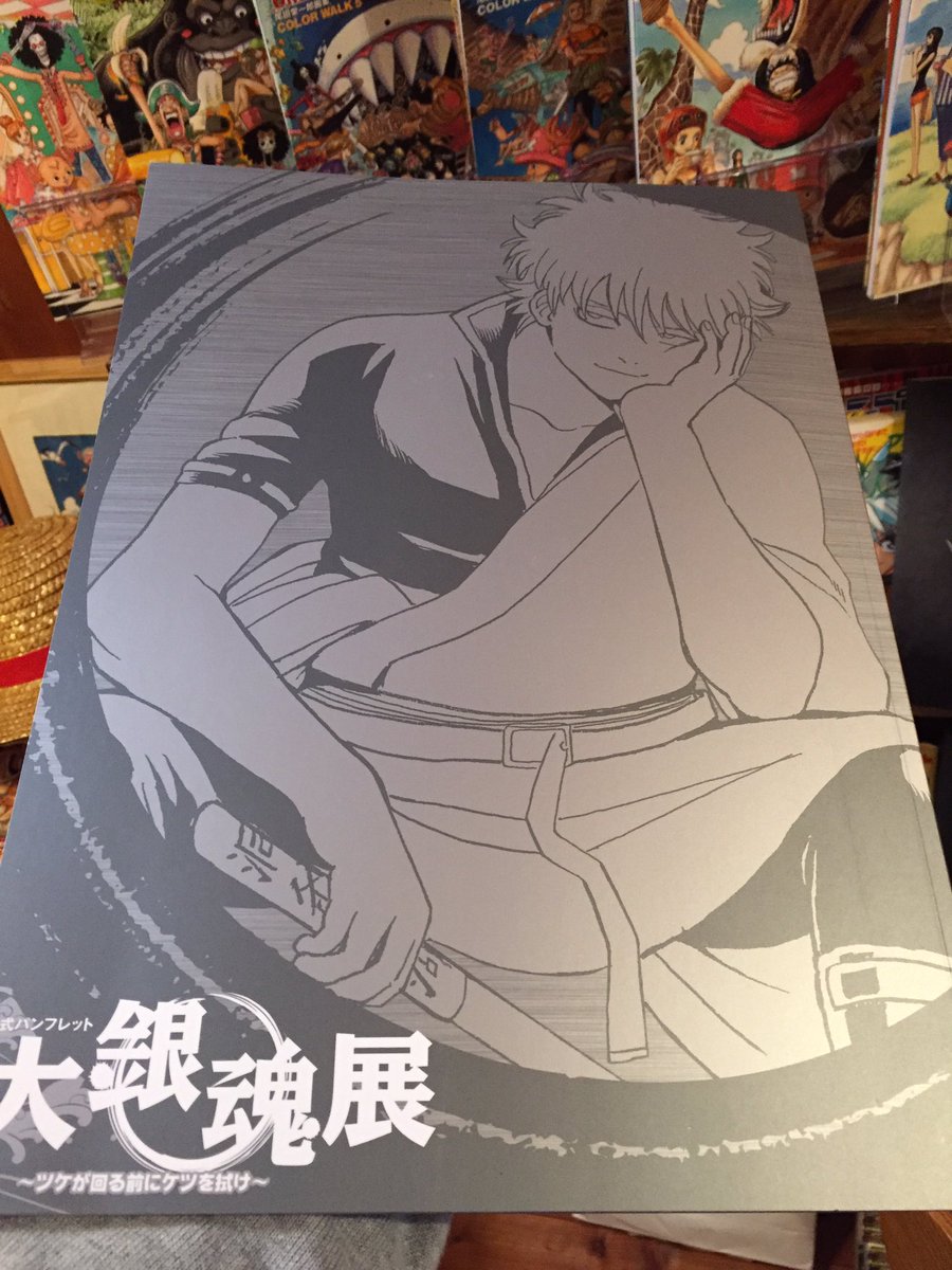 大銀魂展のパンフレット送って頂きましたー、ありがたや！ワンピース