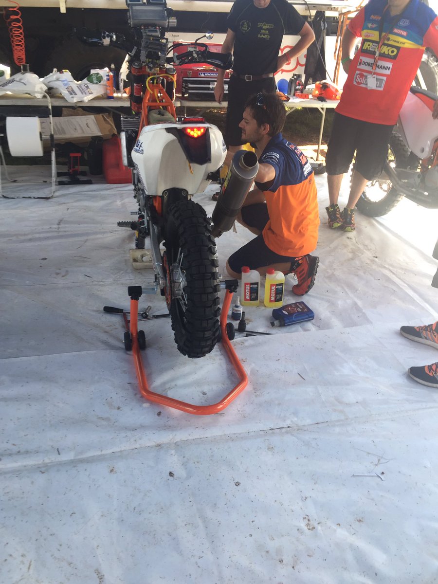 Armando la moto para este Dakar 2017!!!!!