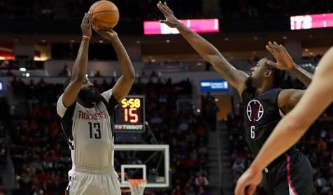 espn's tweet photo. The Beard just keeps producing.

James Harden is the first NBA player since 2009 to reach 30 pts, 10 reb, 10 assists and 5 steals in a game. https://t.co/mstKrVx9dc