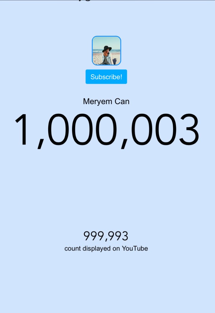MeryemCan's tweet photo. Arkadaşlaar kanalımız 1 milyon aboneye ulaştııı🎉 beni bugüne kadar destekleyen yardımcı olan herkese çok teşekkürler çok seviyorum sizleri❤️ https://t.co/kYkbCANTDG