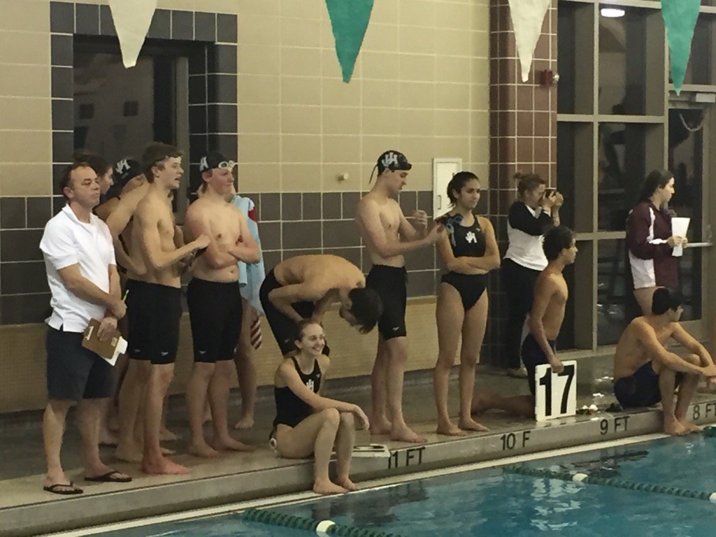 TagGrove's tweet image. JH swimmers in action vs Park View Congrats come in 5 min late tomorrow