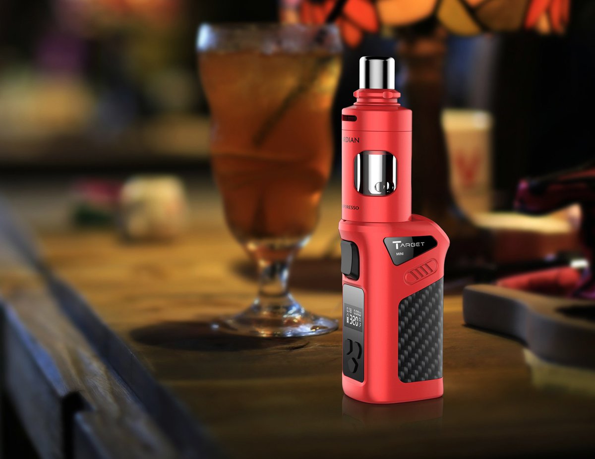MandyVanguard's tweet photo. Gold Gold Gold! Red Red Red! Come to me for the first batch!!! New year preparation for the long holiday! #vaporesso #targetmini #kit https://t.co/9ehfVBNEvw