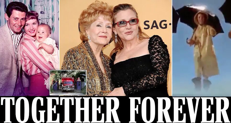 PressKorner's tweet photo. Debbie Reynolds dies aged 84 a day after daughter Carrie Fisher https://t.co/Fv9yeHOmNM https://t.co/PgHB3mjQwc