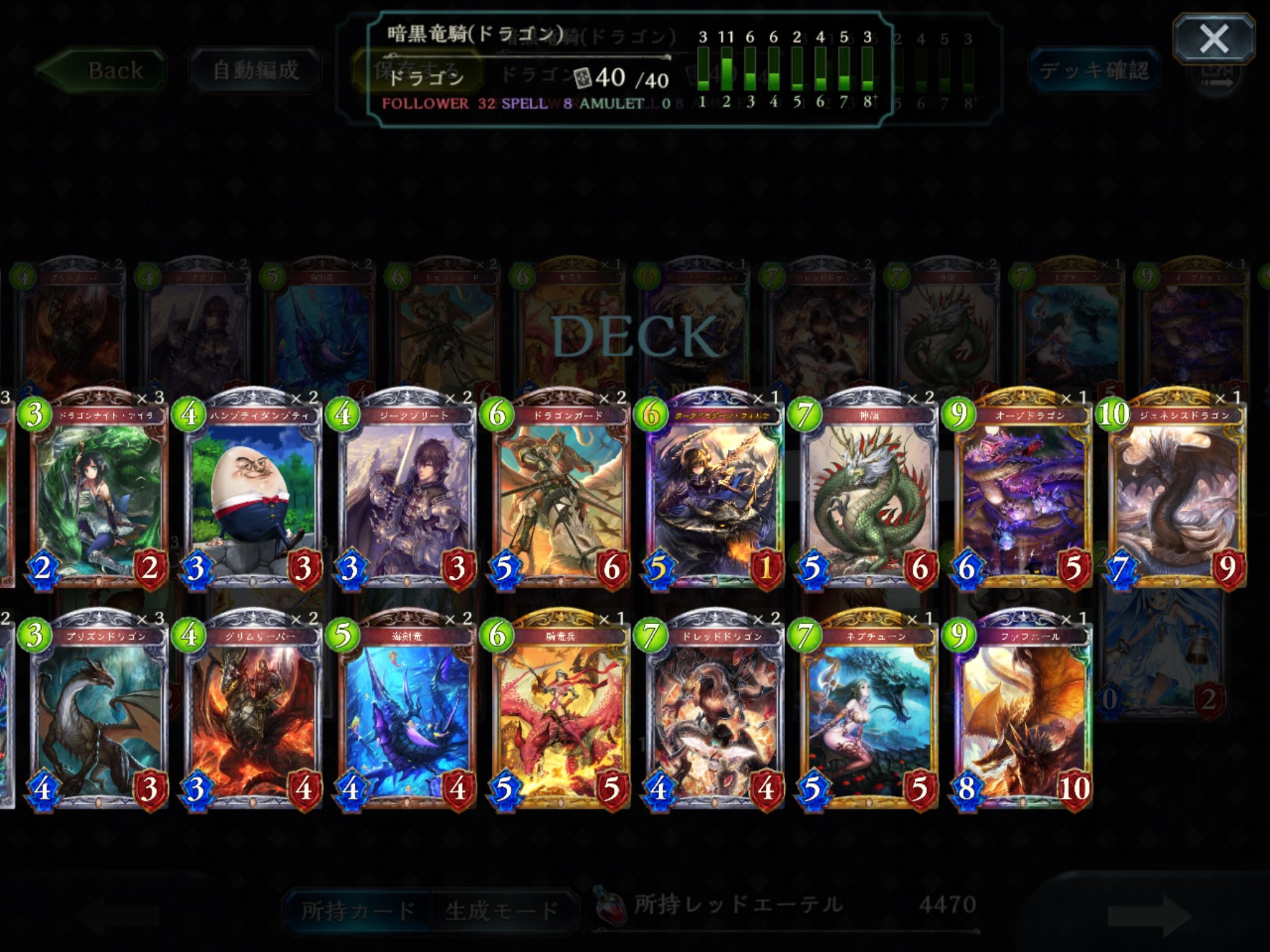 マジョノカ渚 シャドバの構築済みデッキ ドラゴンデッキ構成こんな感じでした フォルテかっけええええ シャドウバース Shadowverse T Co 47xsdk08r7 Twitter